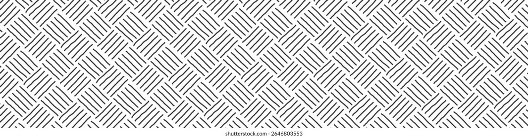 Dibujo a mano Geometri Doodle línea de patrón