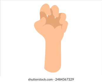 Hand Drawing Gesture Background Illustration