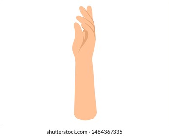 Ilustración de fondo de gesto de dibujo a mano