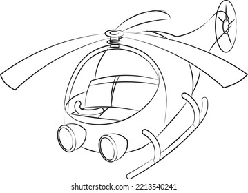 Hand drawing Helicopter print design seamless pattern. Vector illustration design for fashion fabrics, textile graphics, and prints.
