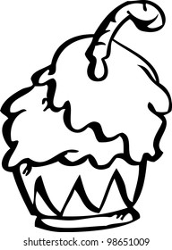 hand drawing of ice cream