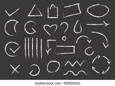 Hand Drawing Icons Chalk