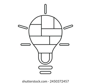 Ilustración de dibujo a mano del concepto de ideas creativas
