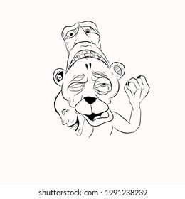 Hand drawing illustration vector graphic