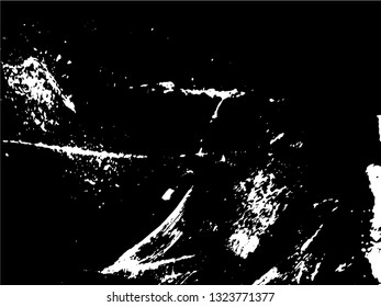 Hand drawing. Light Distressed Background. Ink Print Distress Background. Grunge Texture. Simple abstract black and white drawing. Expressive drawing. Abstract Overlay Texture. 
