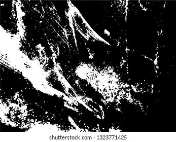 Hand drawing. Light Distressed Background. Ink Print Distress Background. Grunge Texture. Simple abstract black and white drawing. Expressive drawing. Abstract Overlay Texture. 