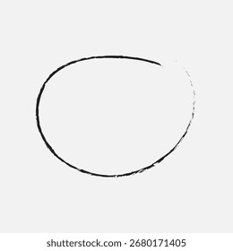 Dibujo a mano Línea Círculos Marcado Recordatorio Elementos de diseño Vector