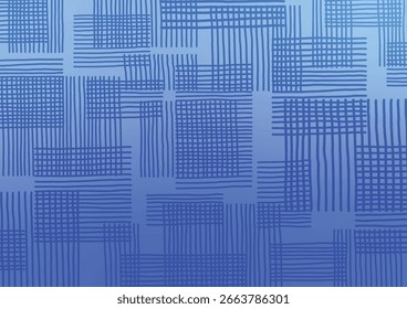 Hand Zeichnung Linie Textur Grafik blauer Himmel. Vektorgrafik