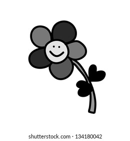 hand drawing nature flower