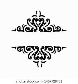Hand drawing ornament for wedding
