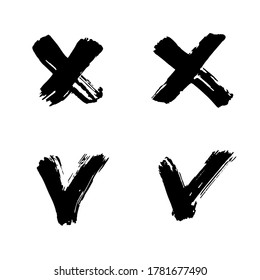 Pintura de dibujo manual, dibujo de pincel. Icono de estilo de grunge Doodle