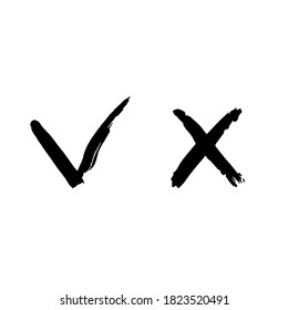Handzeichnung, Pinselzeichnung. Doodle-Grunge-Symbol