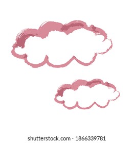 Handzeichnung, Pinselzeichnung. Doodle-Grunge-Symbol