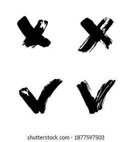 Pintura de dibujo manual, dibujo de pincel. Icono de estilo de grunge Doodle