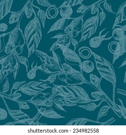 Hand drawing pattern of amaranth 