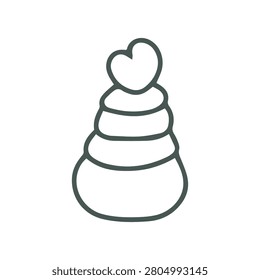 Hand drawing Ring toys