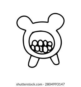 Hand drawing Ring toys