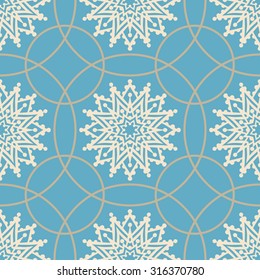 Hand drawing seamless background in eastern style. Flower mandala. Vector illustration. The best for your design, textiles, posters, tattoos, corporate identity