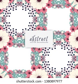 hand drawing seamless floral pattern