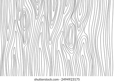 Hand drawing seamless wooden grain pattern background and texture. 