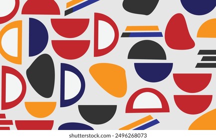 Hand drawing shape abstract background.
