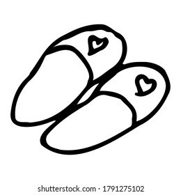 Slippers Drawing Images, Stock Photos 