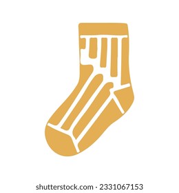 hand drawing socks vector design, brightly colored on white background perfect for christmas celebration.