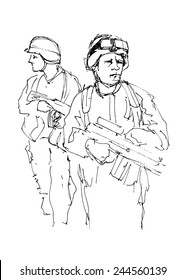 Soldier Drawing Images, Stock Photos & Vectors | Shutterstock