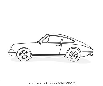 Featured image of post Side View Car Drawing Images / Side view of saloon car for wedding or business trip.