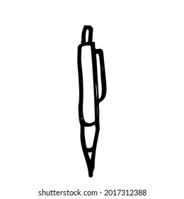 hand drawing stationery design element on the theme of school and schoolchildren, doodle