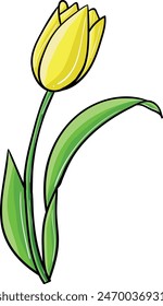 Handzeichnung Stil der Blume Vektorgrafik. Es eignet sich für Pflanzen- oder Blumensymbol, -zeichen oder -symbol.