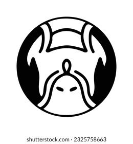 hand drawing symmetry icon or logo and symmetry flower, complex circle, japanese pattern, cirle art.