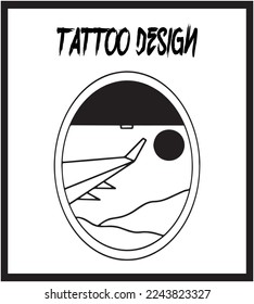 Hand Drawing Tattoo Template. Tattoo Vector Collection. Abstract Vector Illustration
