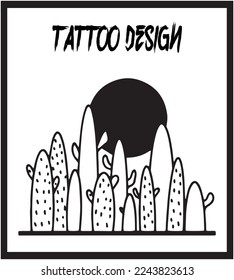 Hand Drawing Tattoo Template. Tattoo Vector Collection. Abstract Vector Illustration