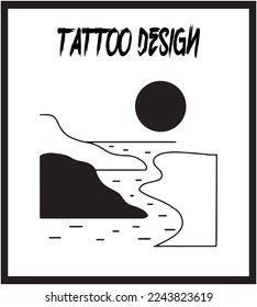 Hand Drawing Tattoo Template. Tattoo Vector Collection. Abstract Vector Illustration