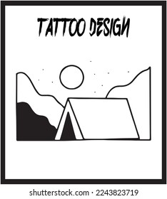 Hand Drawing Tattoo Template. Tattoo Vector Collection. Abstract Vector Illustration