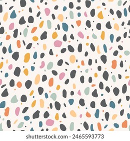 Hand drawing texture seamless print design. Vector illustration design for fashion fabrics, and textiles.