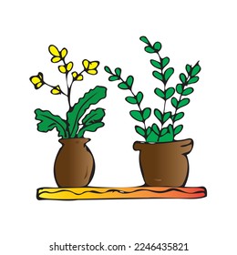 handgezeichnet, dies ist eine 2 Blume