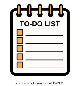 Hand Drawing of To-Do List with Neat and Organized Design