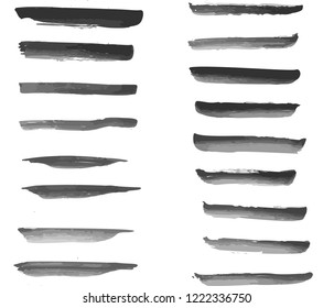 Hand drawing vector brushes set for web, digital, poster, social network, banner 