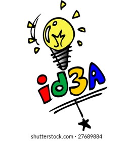 Hand drawing vector idea