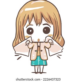 hand drawing vector illustration in cartoon style