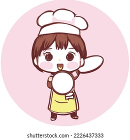 hand drawing vector illustration in cartoon style