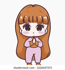 hand drawing vector illustration in cartoon style