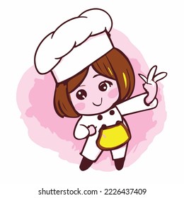 hand drawing vector illustration in cartoon style