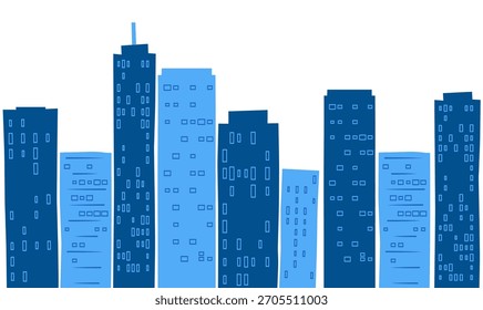 Desenho manual vetor ilustração cidade edifício	