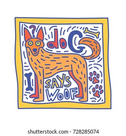hand drawing vector illustration pets. You can edit the thickness of lines