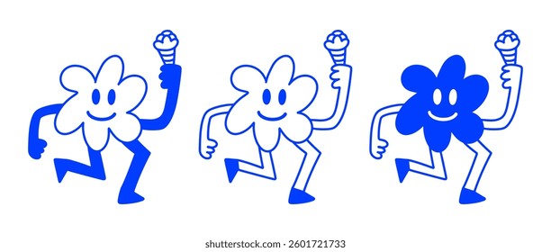 Hand drawing vector logo design elements and graphic elements for advertising, branding, posters and banners. Funny cartoon illustration.