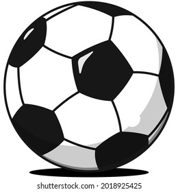Hand Drawing vectorized Soccer Ball