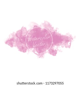 hand drawing watercolor background vector